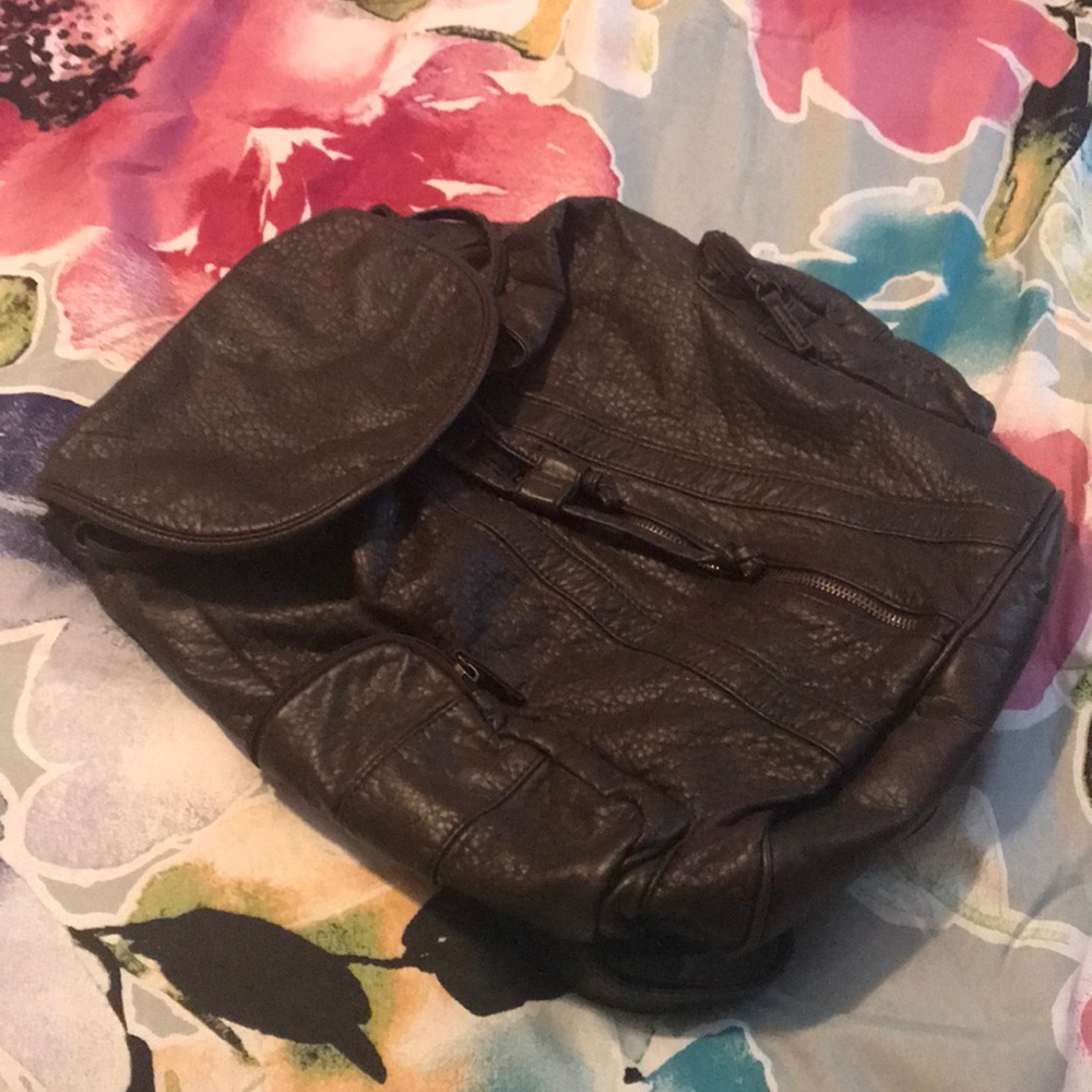 Brown Mini Backpack